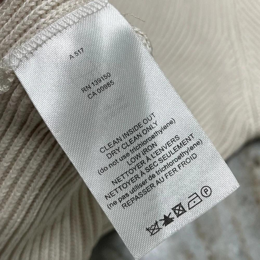 THE ROW 100% Silk SWEATER Women’s Small - Picture 6 of 11